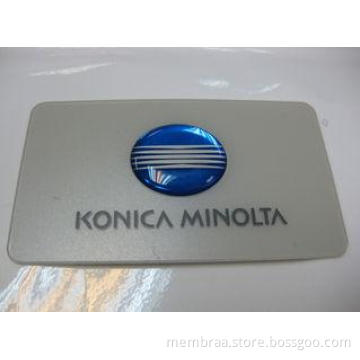 UV Resistance Epoxy Customized Name Plates PU Dome Sticker